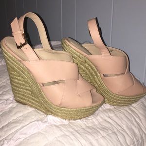 Pink Leila Stone Wedges - sz. 9.5
